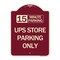 Signmission 15 Minutes Parking Ups Store Parking Heavy-Gauge Aluminum Sign, 24" x 18", BU-1824-24592 A-DES-BU-1824-24592 - alternate 1